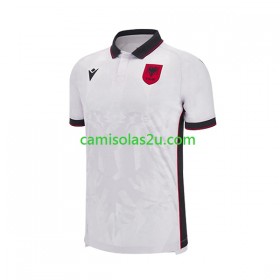 Camisolas de futebol Albânia Equipamento Alternativa 2023 Manga Curta